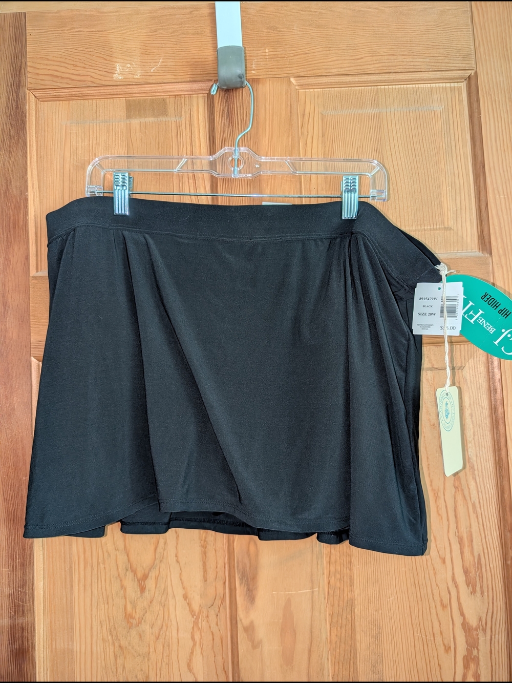 Black Women's Swim Skirt, 20W - CJ Benefits